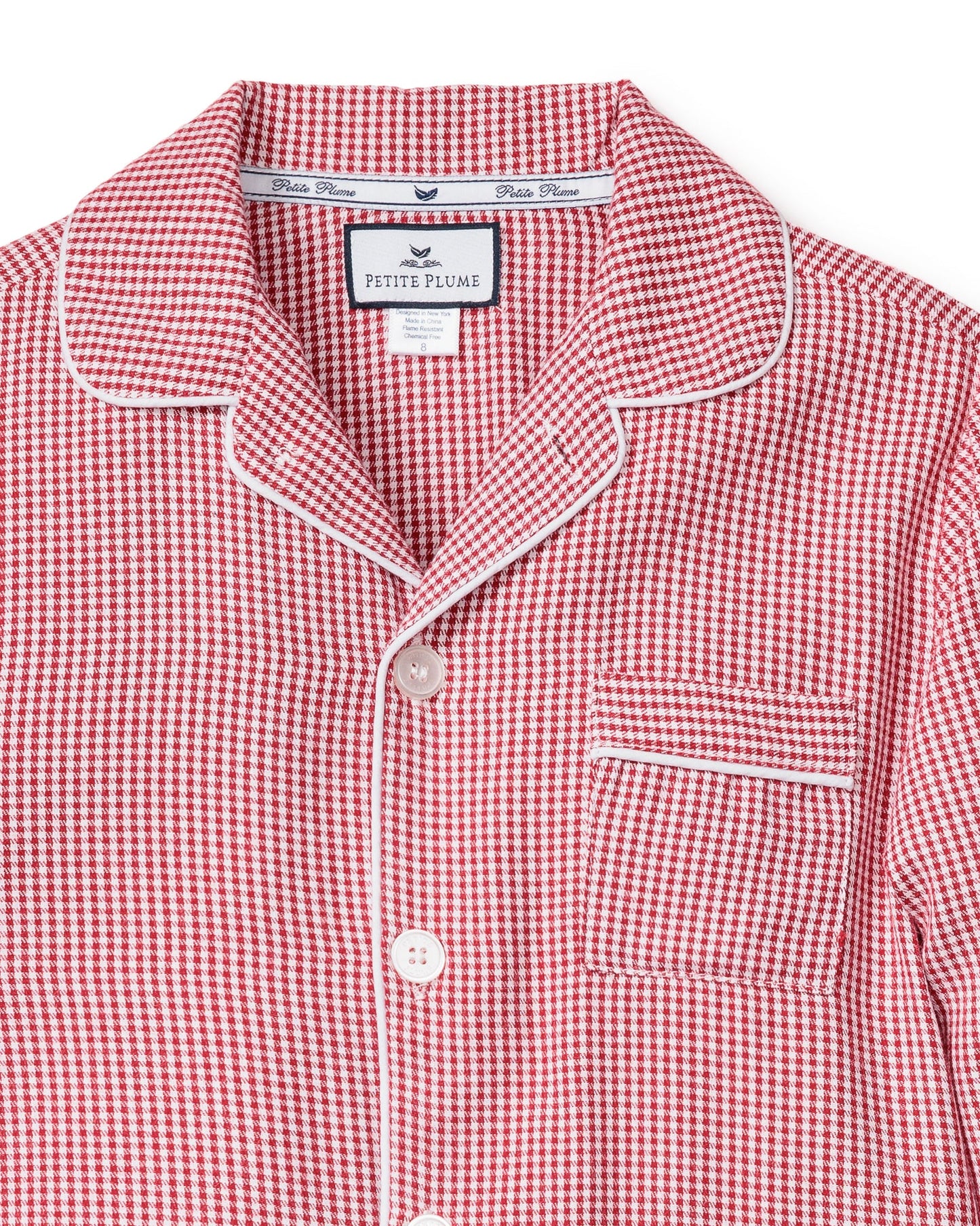 Red Mini Gingham Pajamas