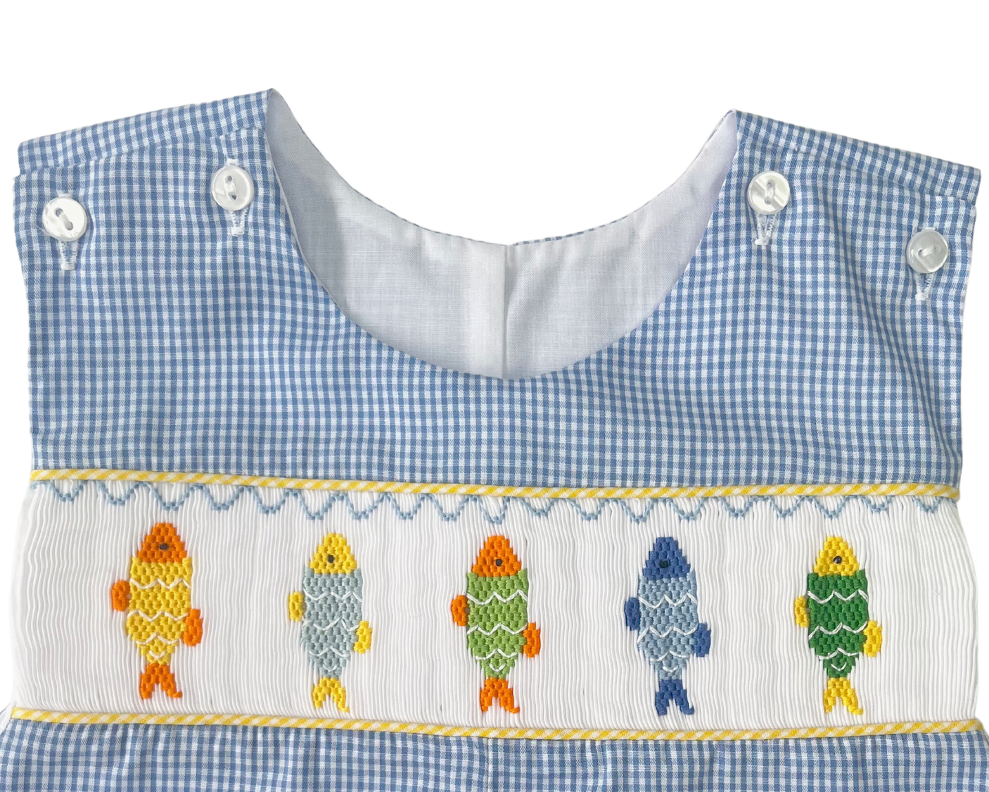 Fish Smock Sleeveless Bubble