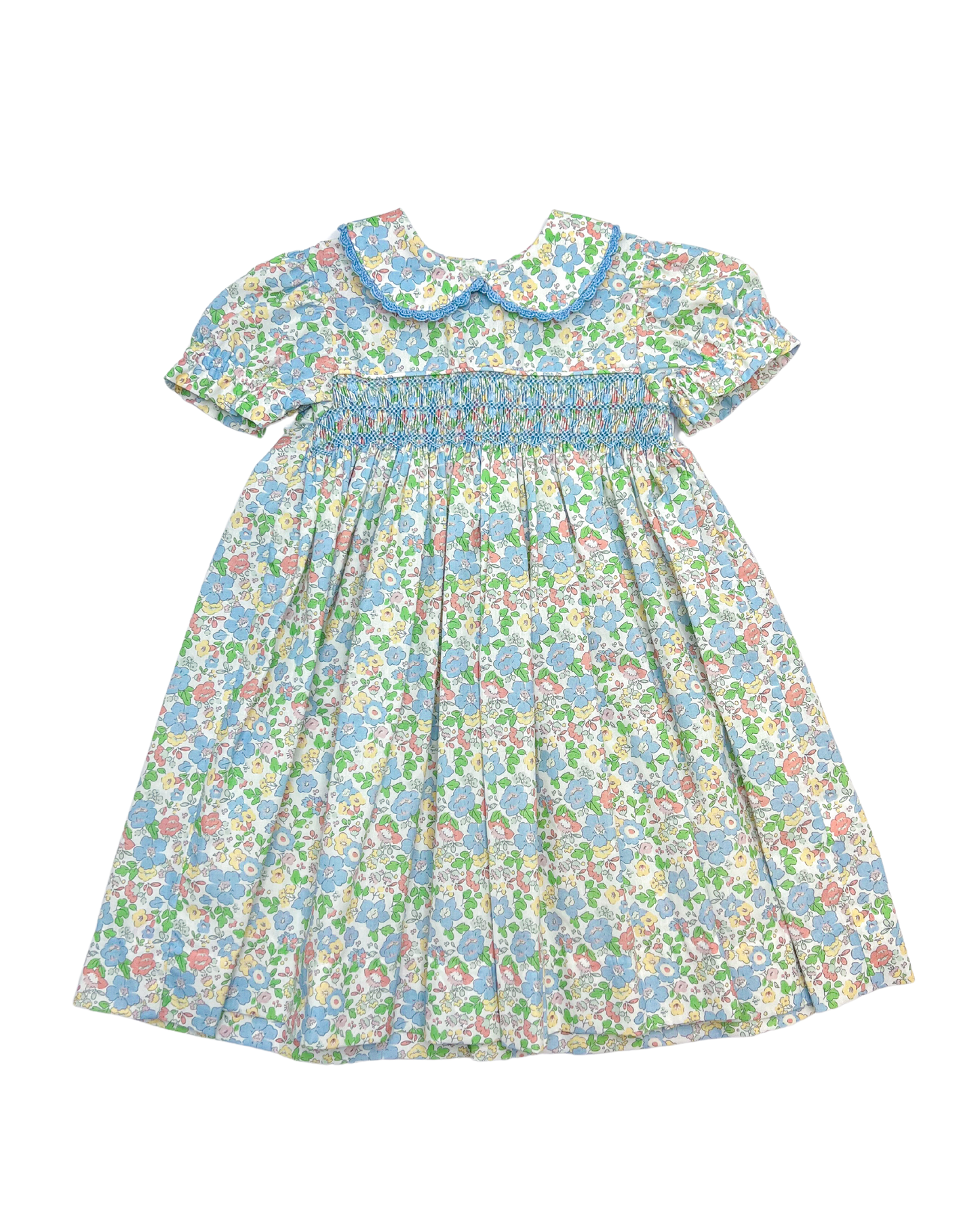 Caroline Day Dress Checkwood Floral