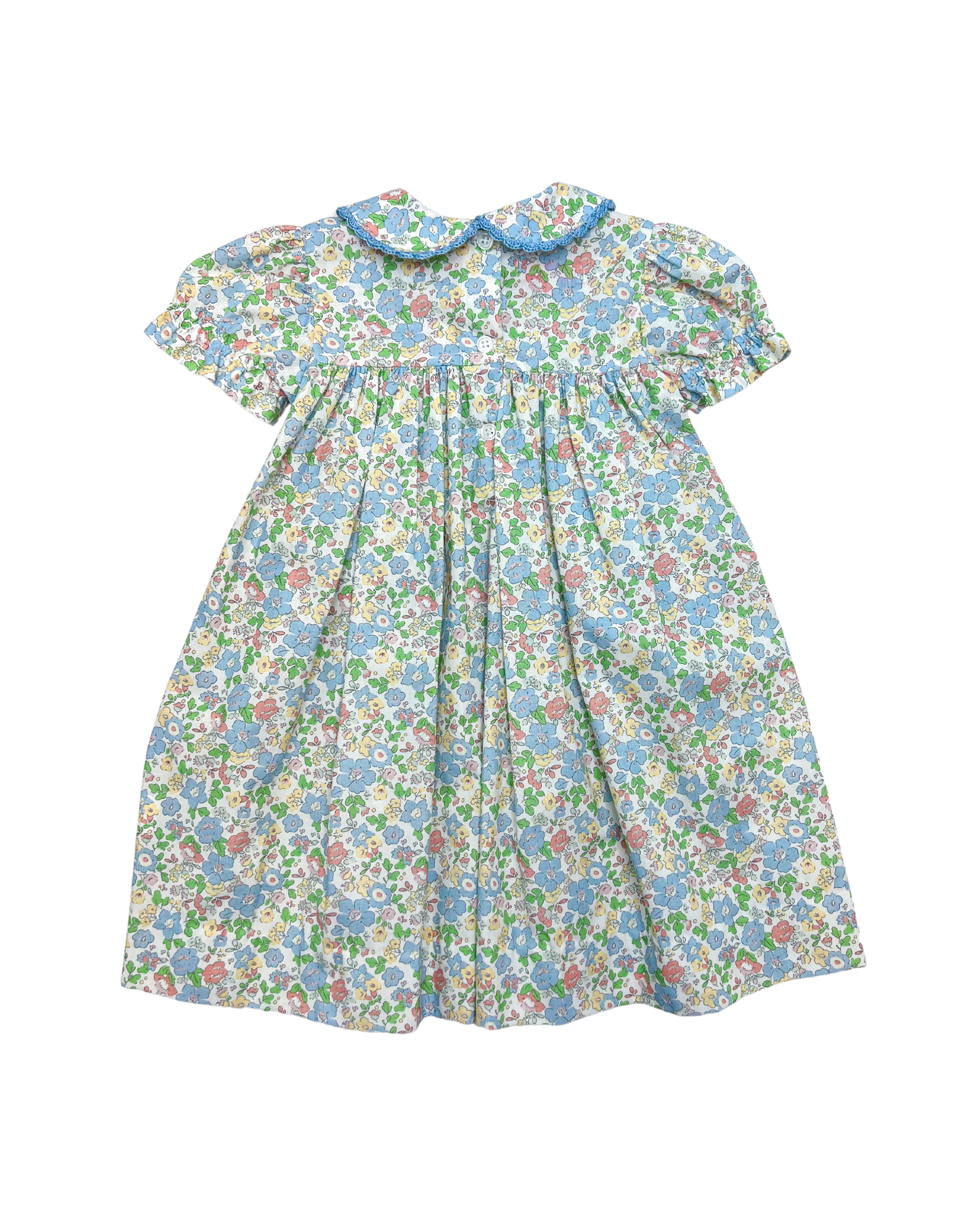 Caroline Day Dress Checkwood Floral