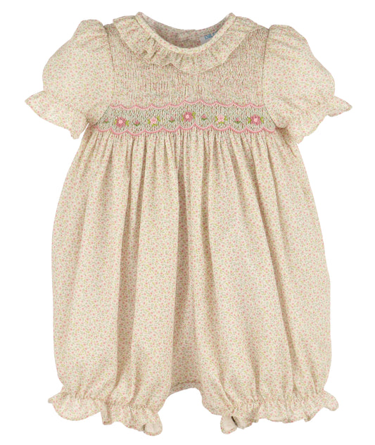 Harvest Floral Smock Bubble Pink