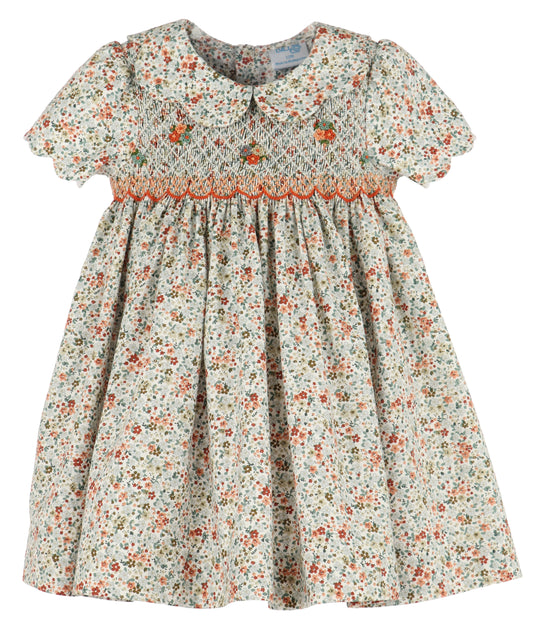 Autumn Glow Smock Dress
