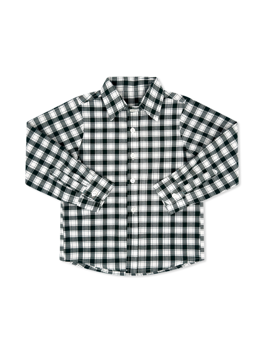 Brees Button Down - Gardner Green Check