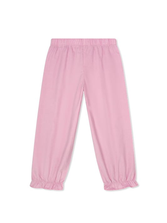 Gloria Gathered Pant - High Point Pink Corduroy