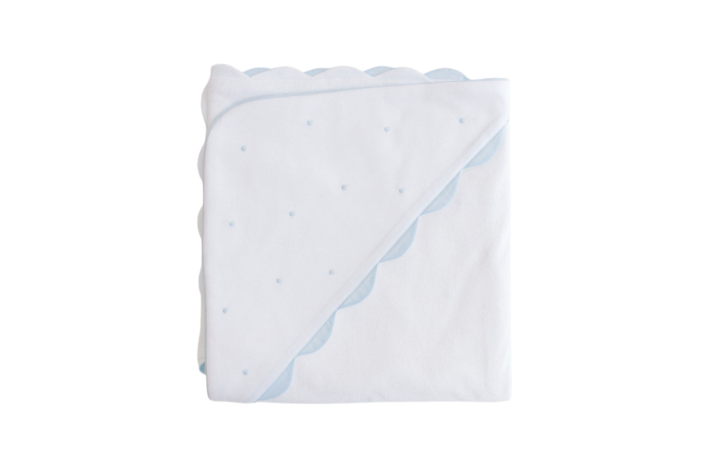Embroidered Dots Hooded Towel
