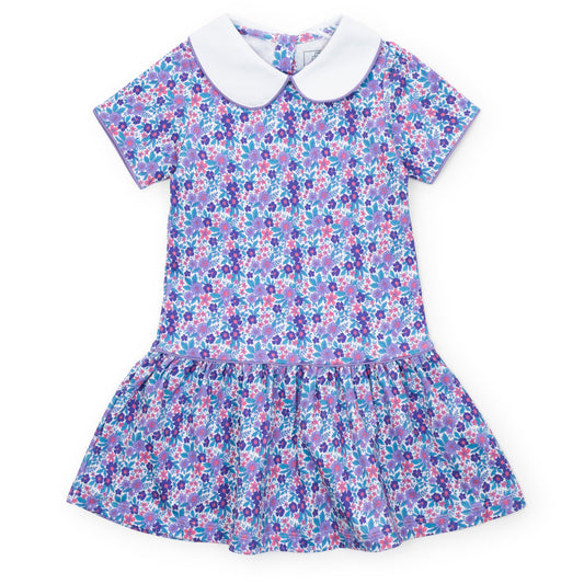 Libby Girls Dress - Blackberry Floral