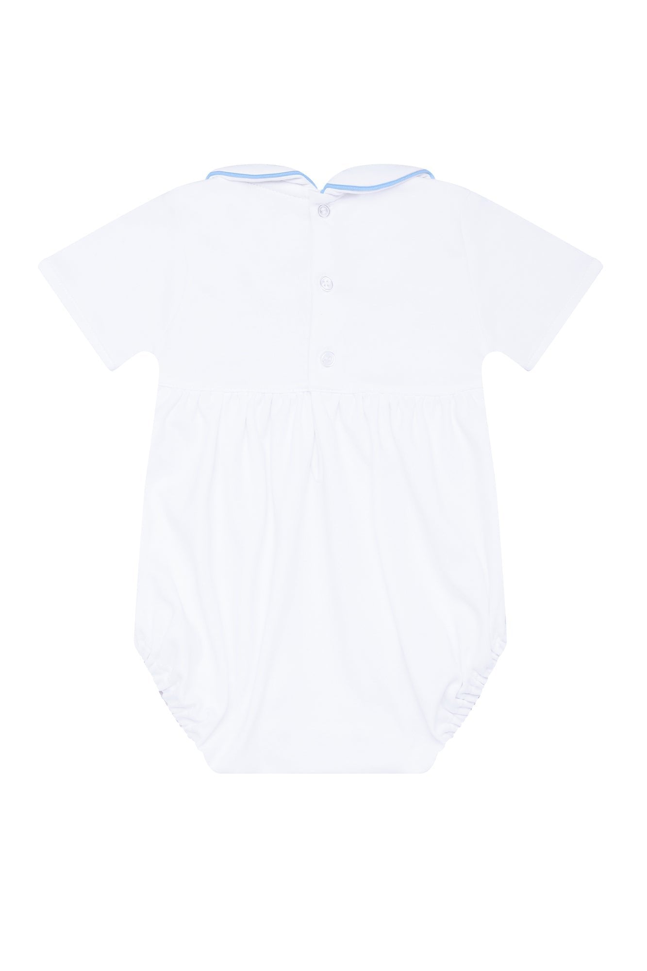 Nella Smocked Bubble Blue