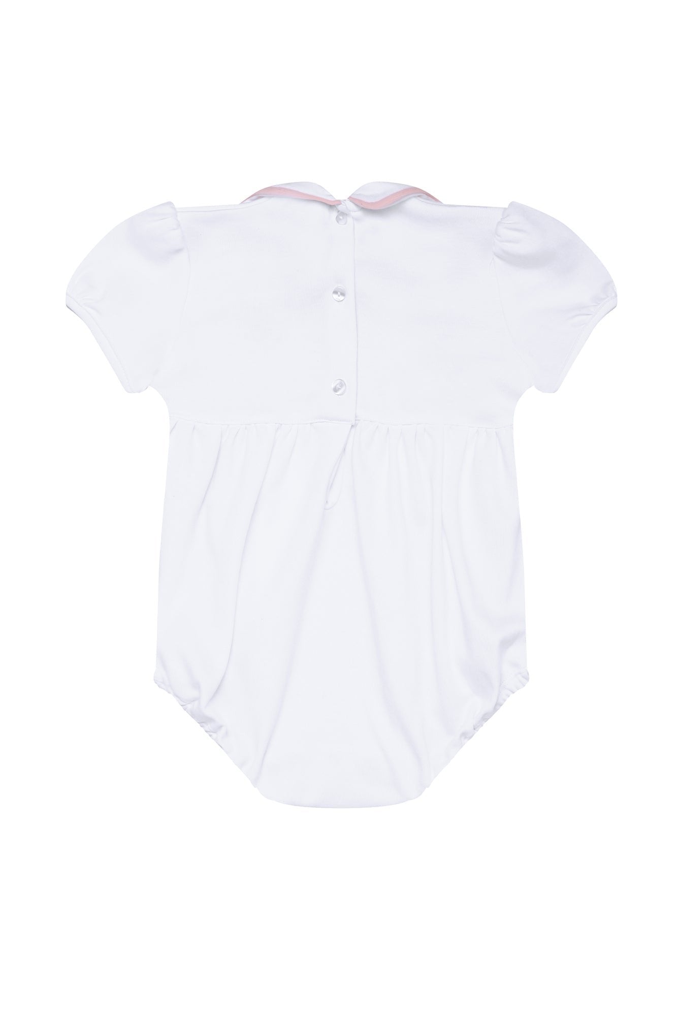 Nella Smocked Bubble Pink
