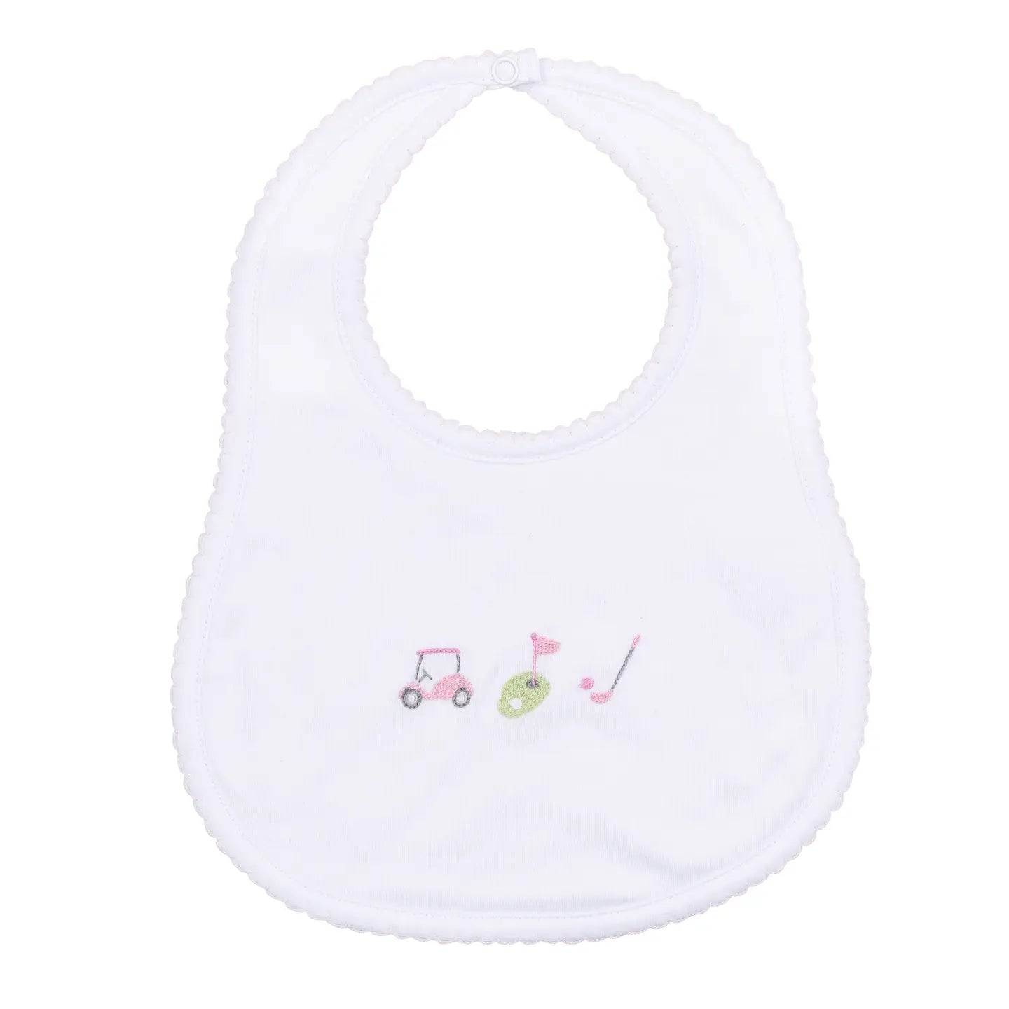Tiny Tee Time Bib and Burp Set