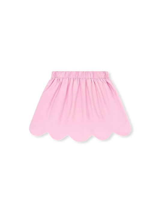 Susie Scallop Skirt - High Point Pink Corduroy