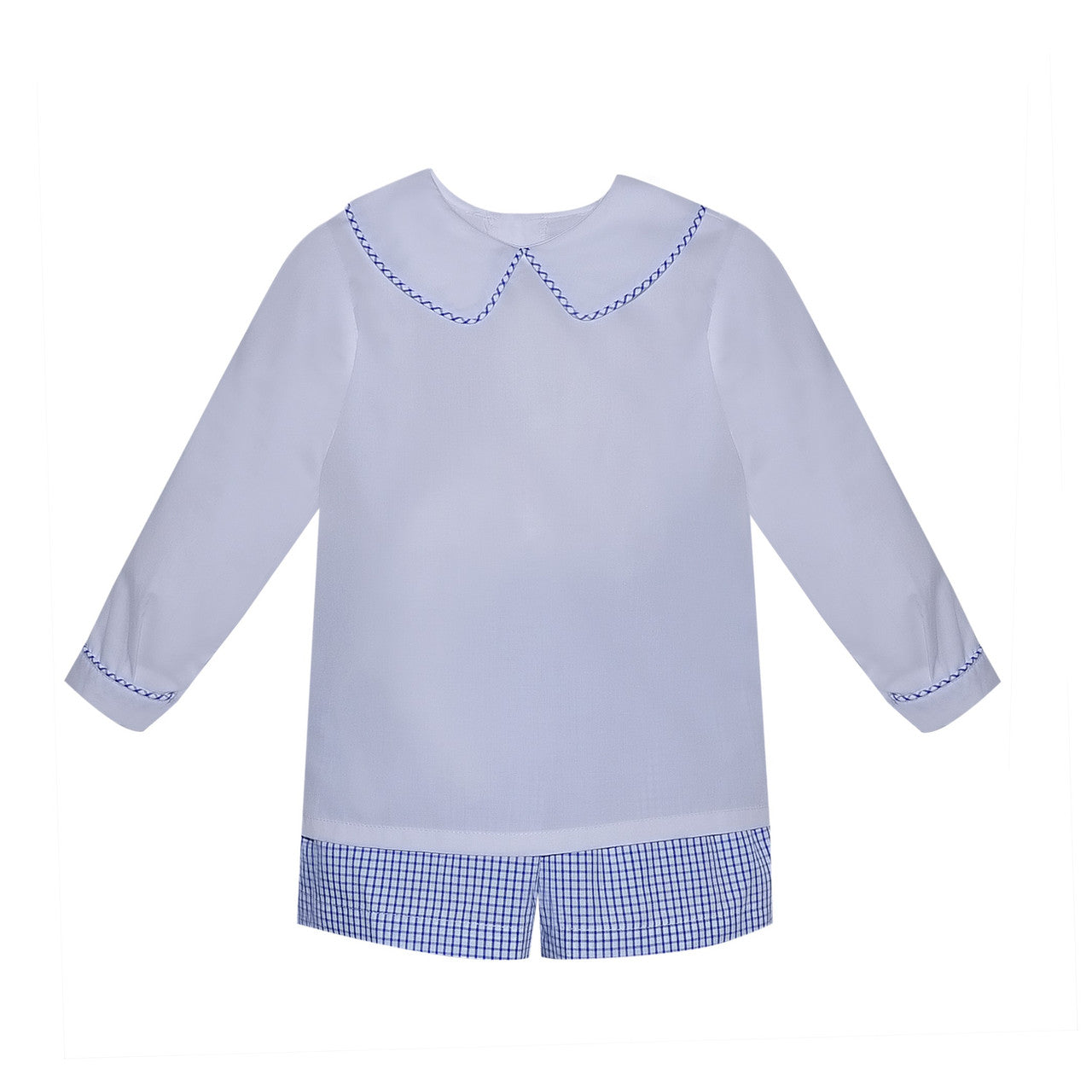 Royal Blue Square Madison Short Set