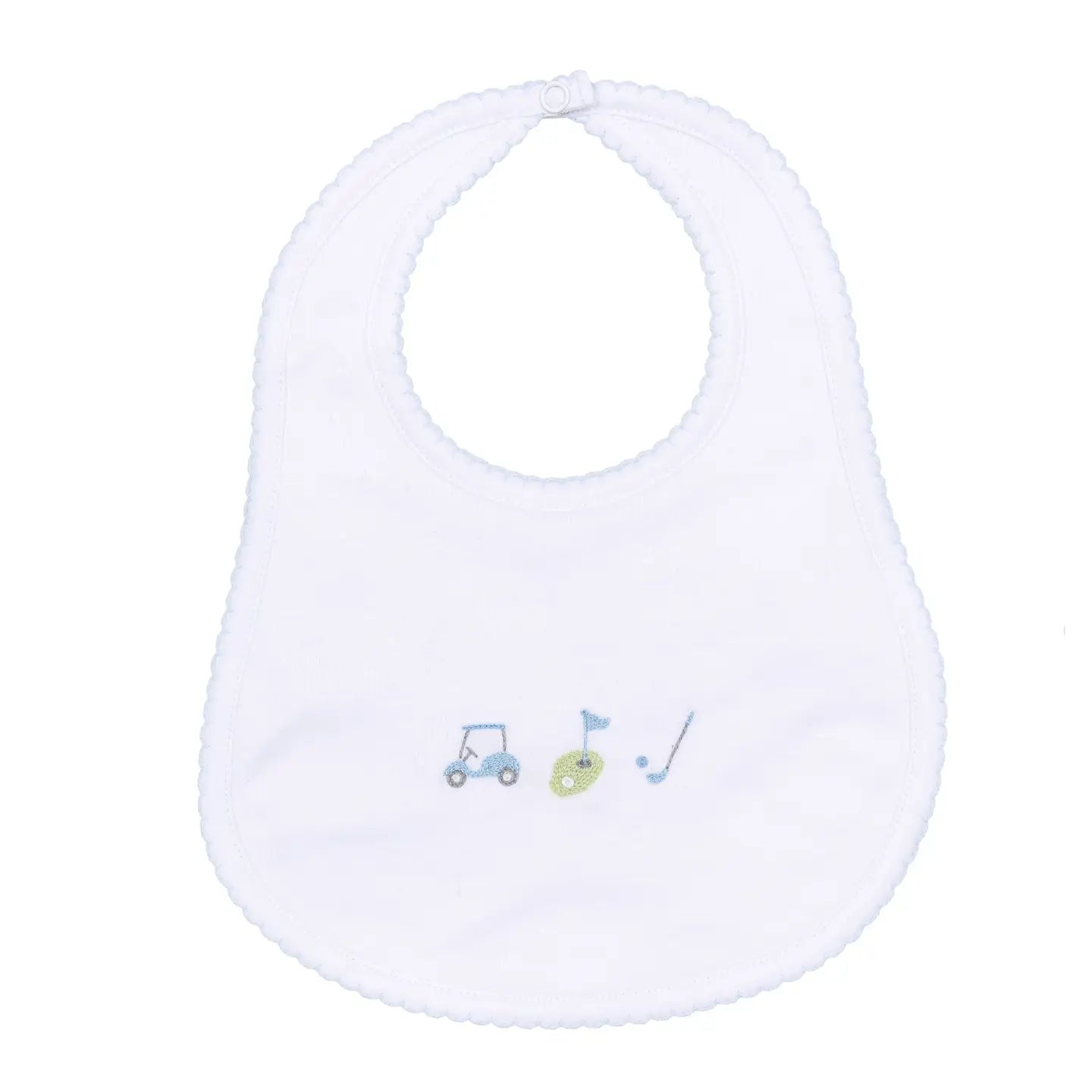 Tiny Tee Time Bib and Burp Set
