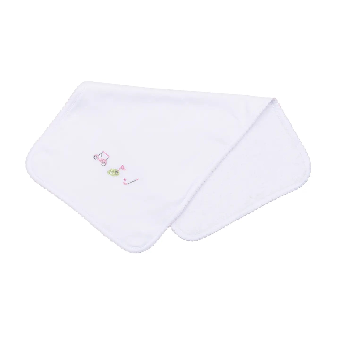 Tiny Tee Time Bib and Burp Set