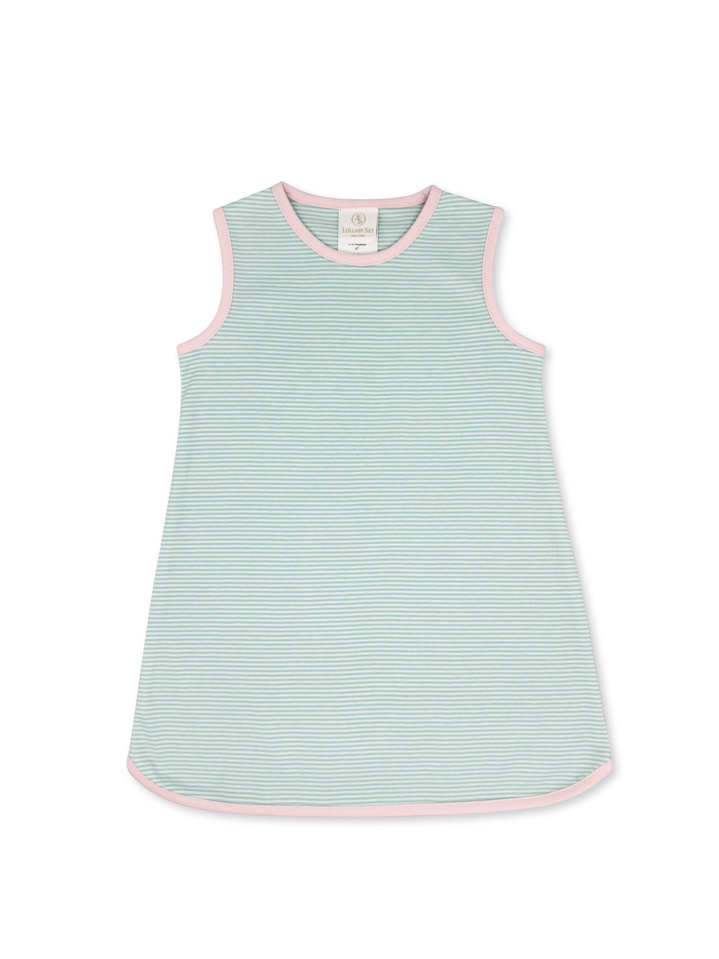 Tinsley Dress Memphis Aqua Ministripe