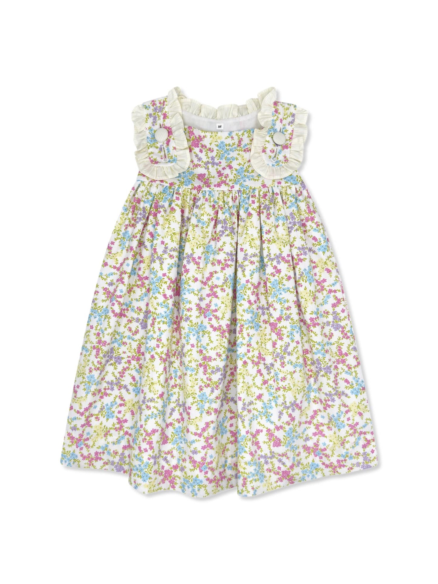 Frances Flap Dress- Bellflower Blossom