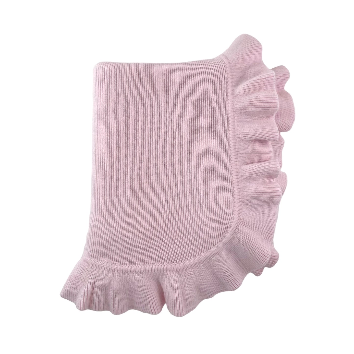 Cashmere Like Ruffle Blanket