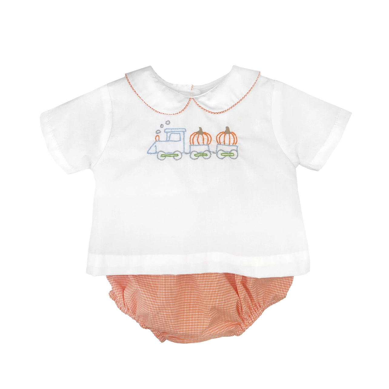 Boys Pumpkin Diaper Set