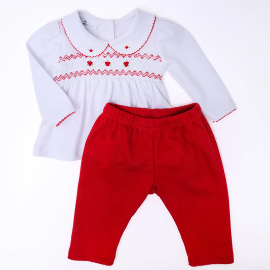 Chris and Eve's Classics Smock Girl Toddler Two Piece Pant Set