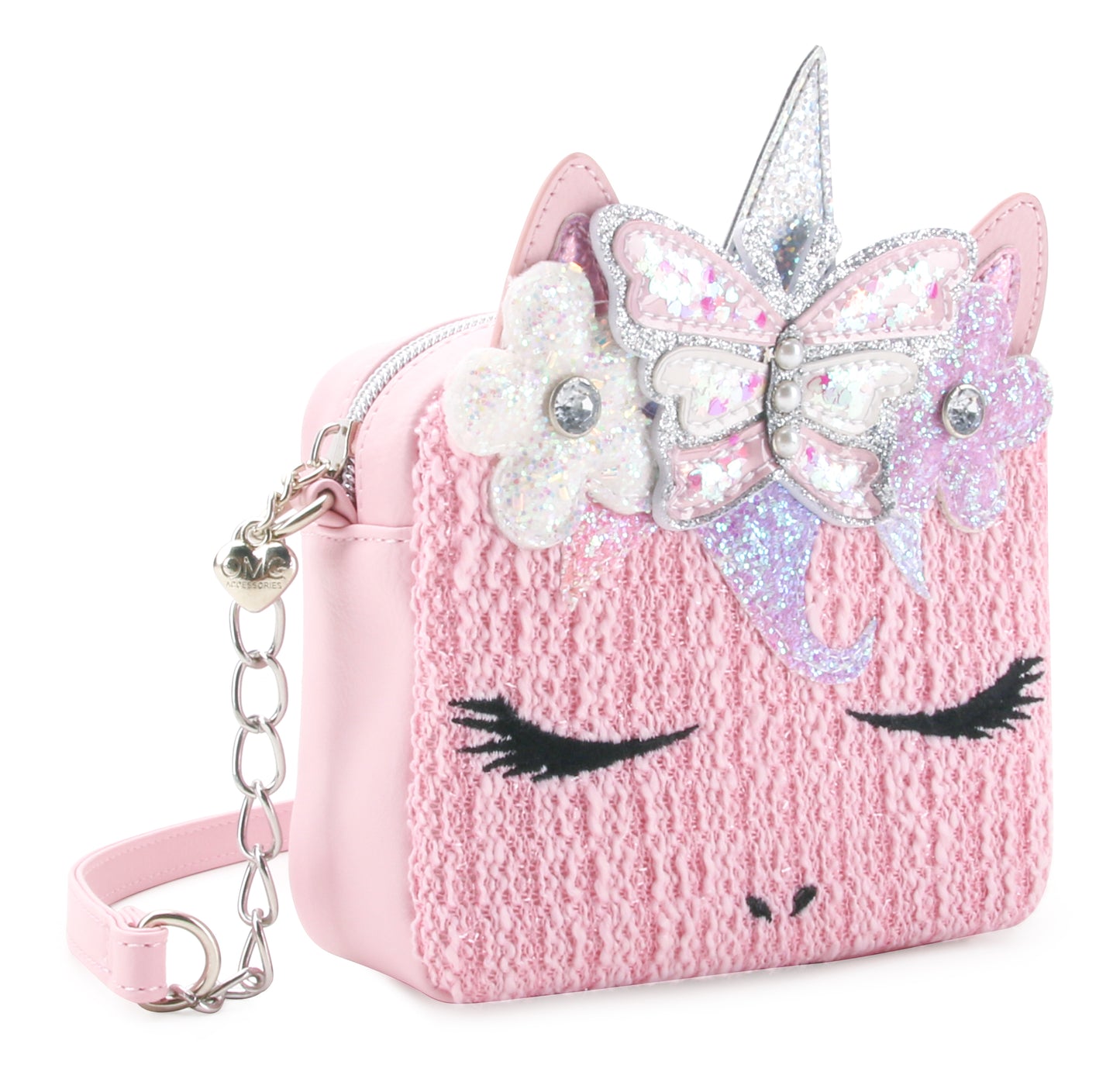 Miss Gwen Unicorn Tweed Crossbody Bag