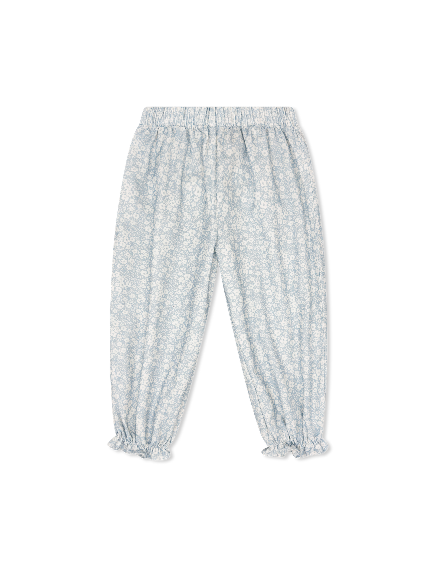 Gloria Gathered Pant - Snow Kissed Floral