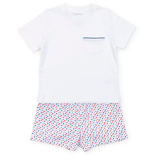Walker Short Sleeve Short Set Star Spangled