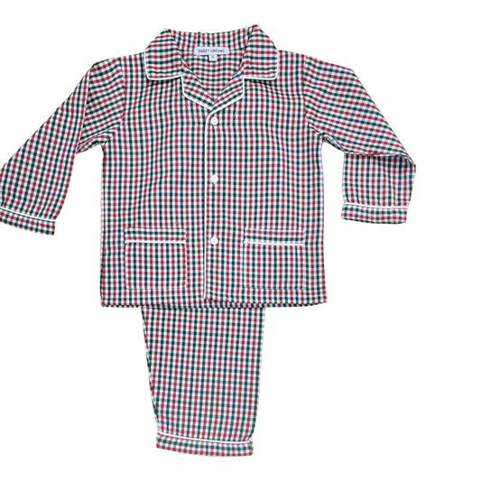 Red & Green Gingham Pajama Set