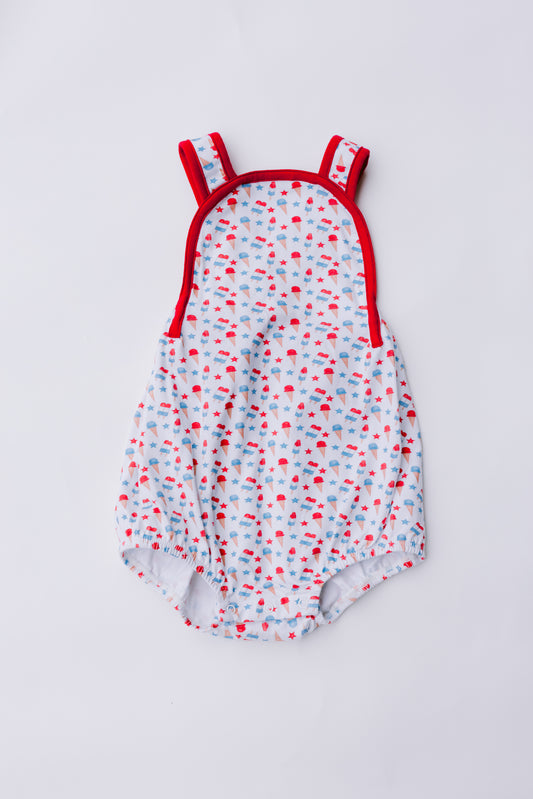 Patriotic Pop Boys Sunsuit