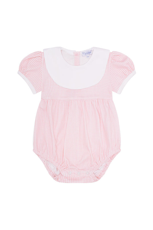 Pink Gingham Baby Bubble