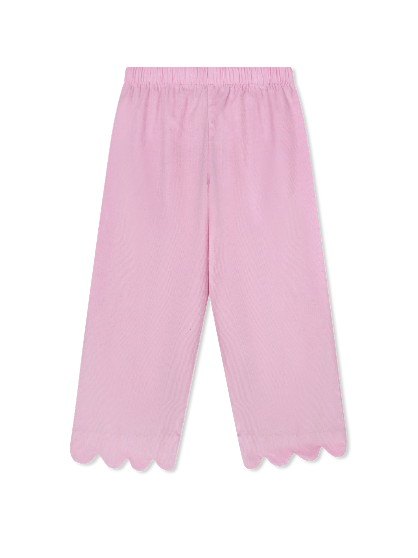 Samantha Scallop Pant - High Point Pink Corduroy