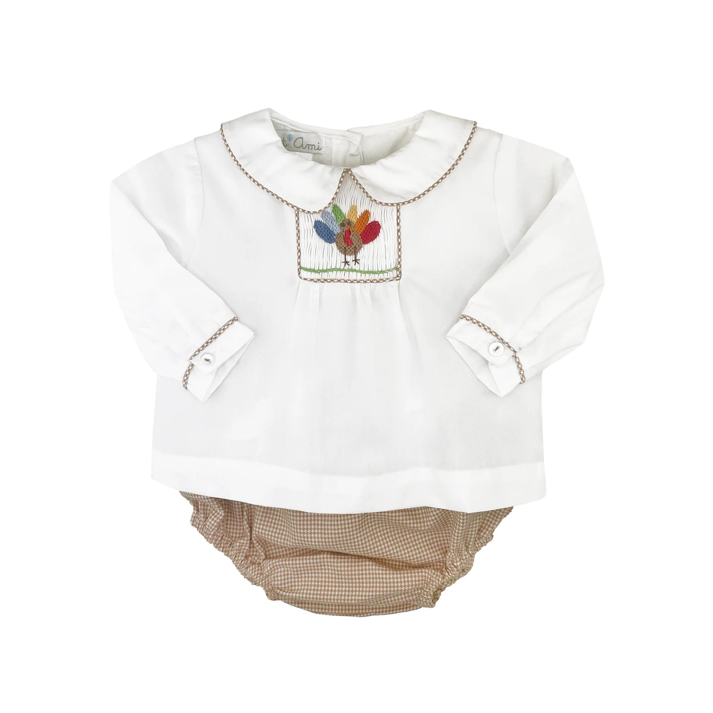 Boys Turkey Diaper Set