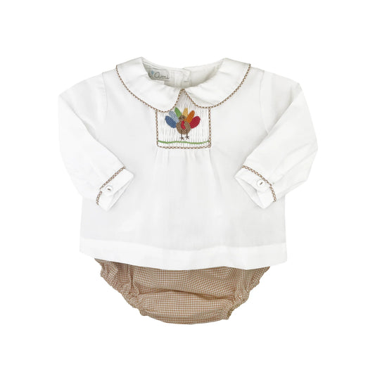 Boys Turkey Diaper Set