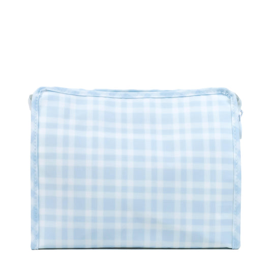 Large Roadie - Pimlico Plaid Blue