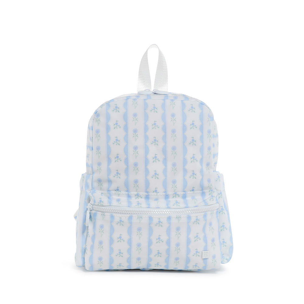 Mini Backer - Ribbon Floral Blue