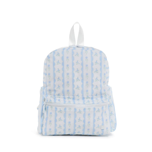 Mini Backer - Ribbon Floral Blue