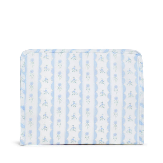 Large Roadie - Ribbon Floral Blue