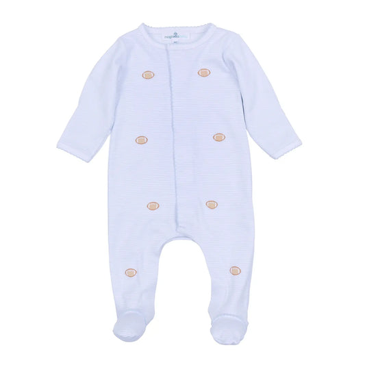 Touchdown Cutie Zippered Footie