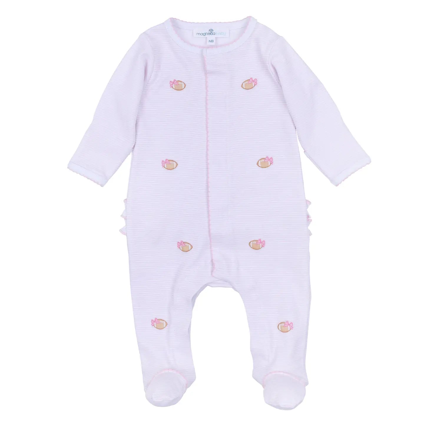 Touchdown Cutie Zippered Footie