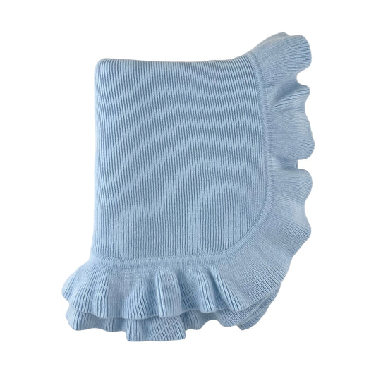 Cashmere Like Ruffle Blanket