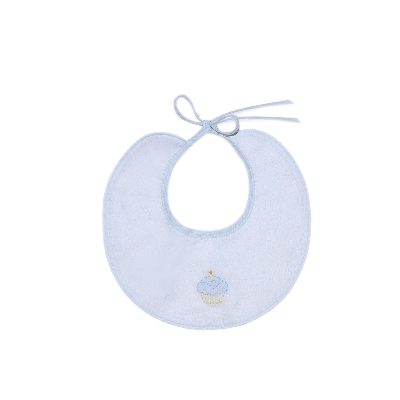 Embroidered Cupcake Bib