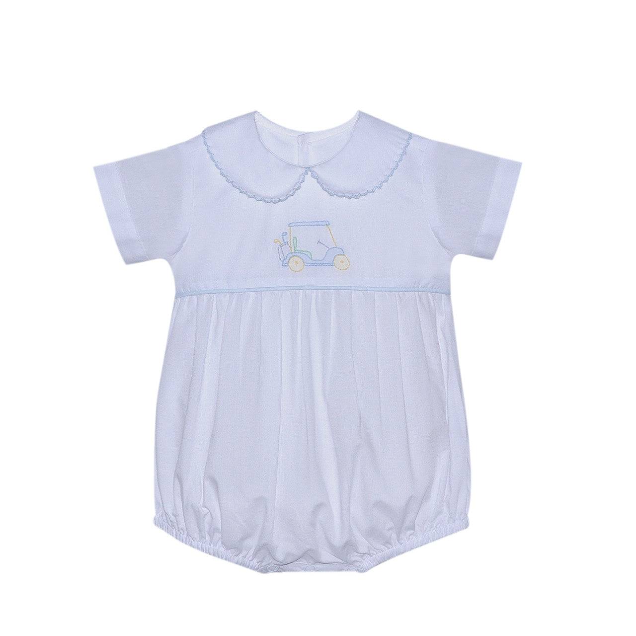 White Brady Boy Bubble - Golf Cart