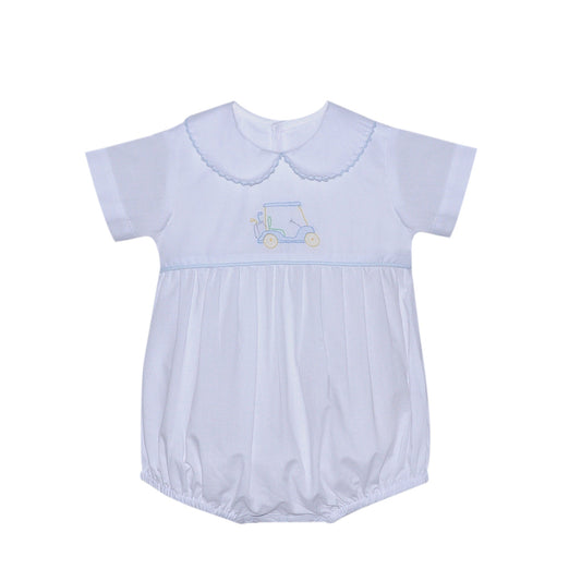 White Brady Boy Bubble - Golf Cart