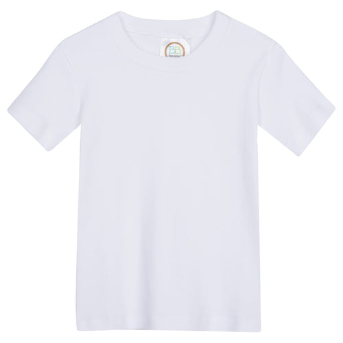Americana Blank Boys Short Sleeve Tee Shirt