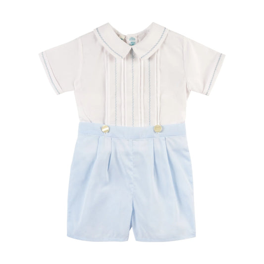 Boys Feather Stitched Bobby Suit