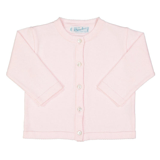 Classic Knit Cardigan - Pink