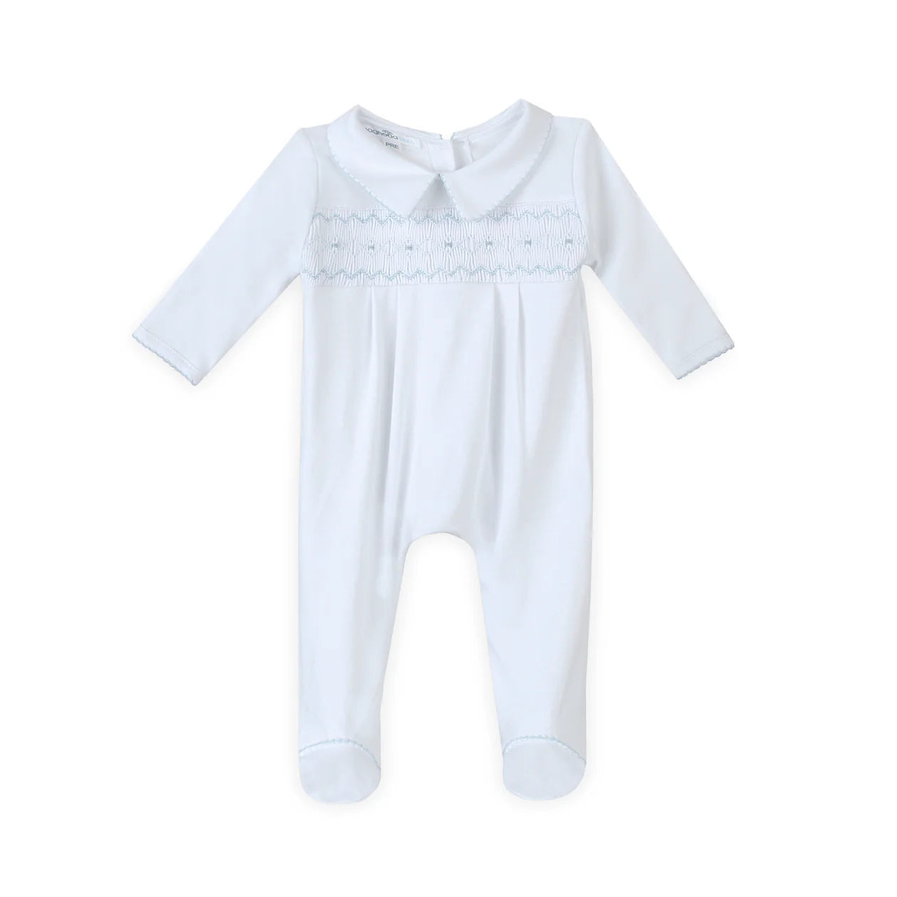 Landon's Classic Smocked Footie