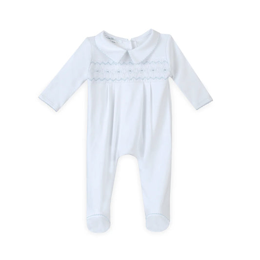 Landon's Classic Smocked Footie