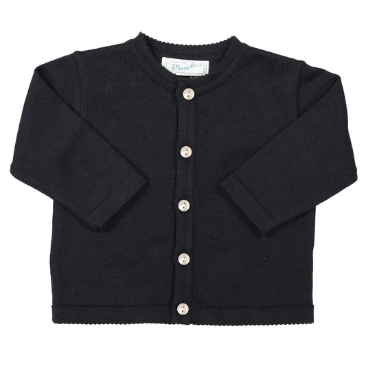 Classic Knit Cardigan - Navy