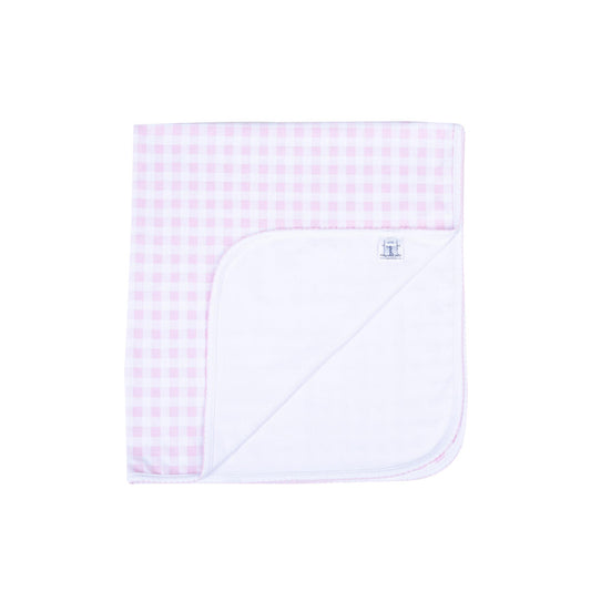 Babychecks Pink Receiving Blanket Pink