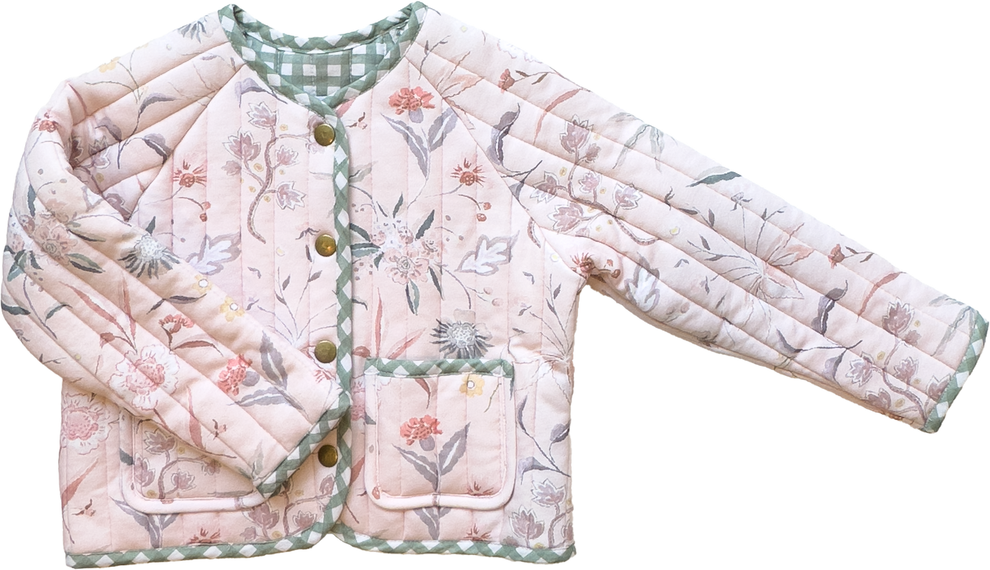 Quilted Jacket - Field Botanical