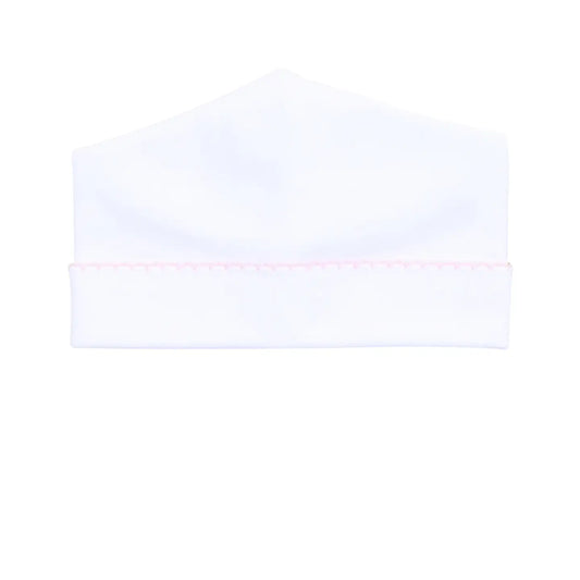 Solid Essentials White and Pink Hat